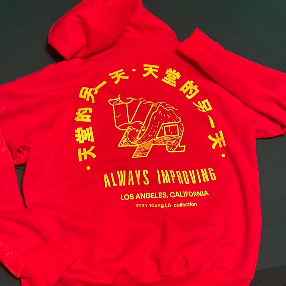 YoungLA GOAT Hoodie Red